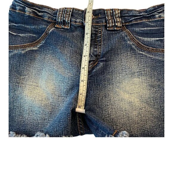 Virtual Sensuality Womens Blue Denim Shorts Sz 28W - Picture 4 of 9